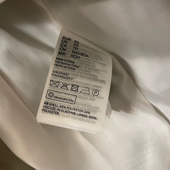 H&M Fitted Plaid Blazer Jacket - Picture 4 of 4